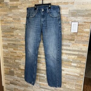 Levi's 505 Classic Straight Blue Jeans 100% Cotton